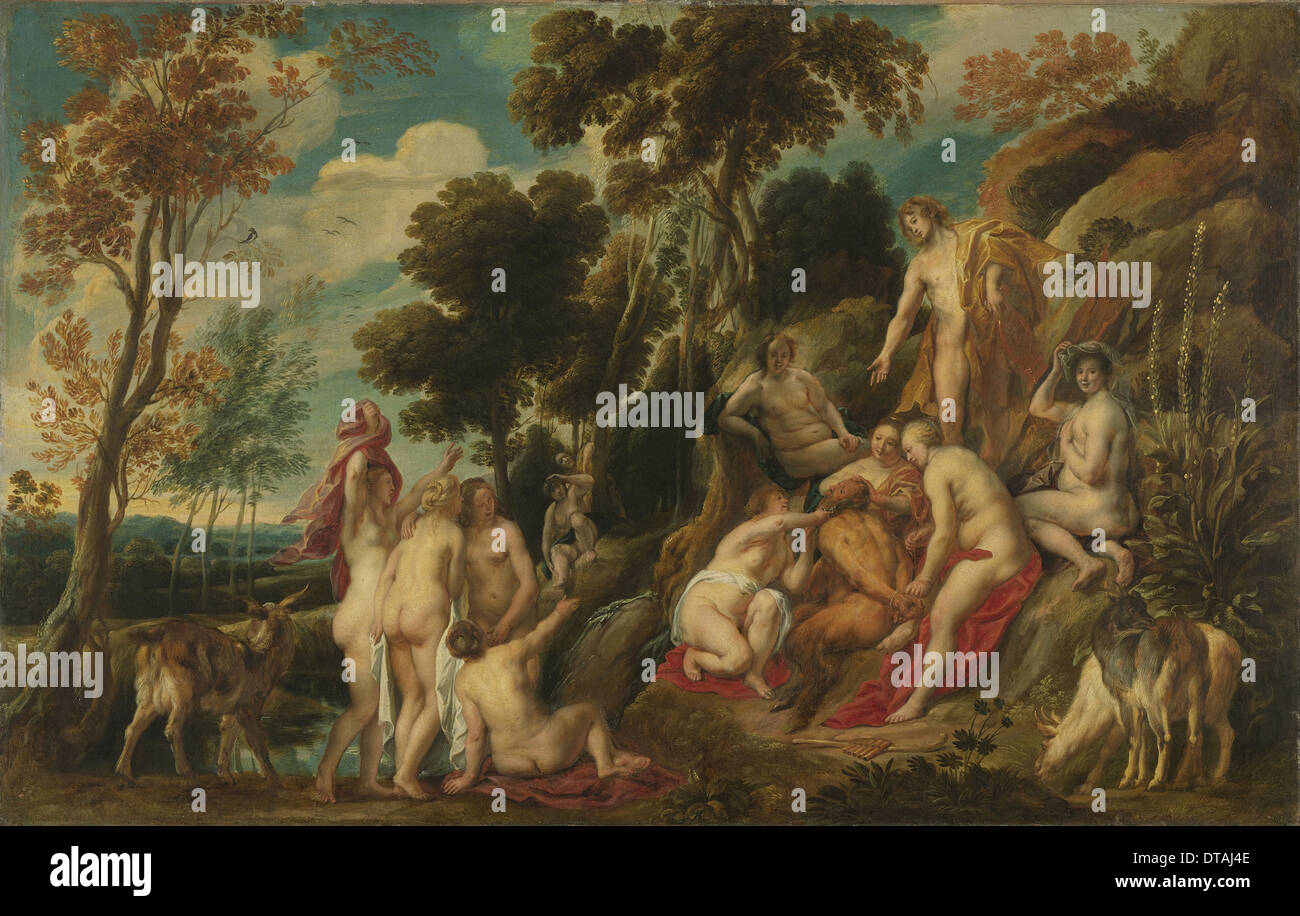 Marsyas von den Musen, 1630-1640 misshandelt. Künstler: Jordaens, Jacob (1593-1678) Stockfoto