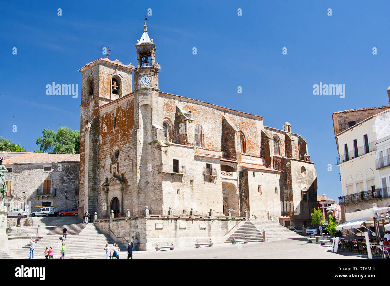 Kirche San Martin de Tours; Trujillo Stockfoto