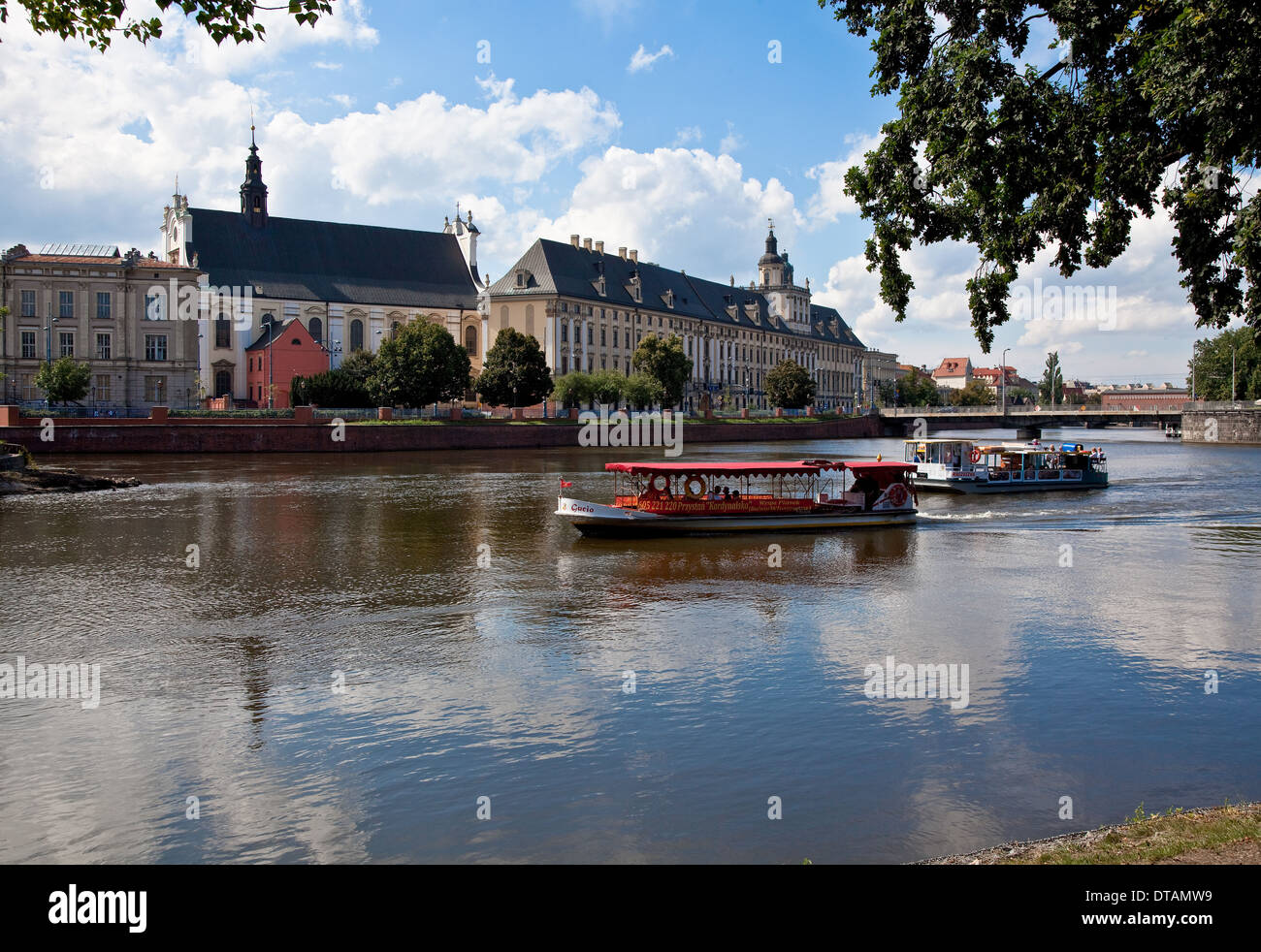 Wroclaw Breslau, übrigens. Jesuitenkirche 1689-98 erbaut Stockfoto