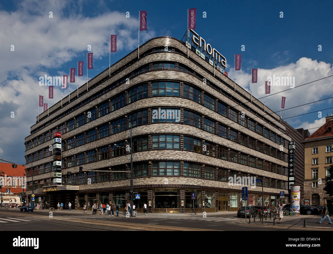 Wroclaw Breslau, übrigens Kaufhaus Wertheim Stockfoto, Bild 66618864