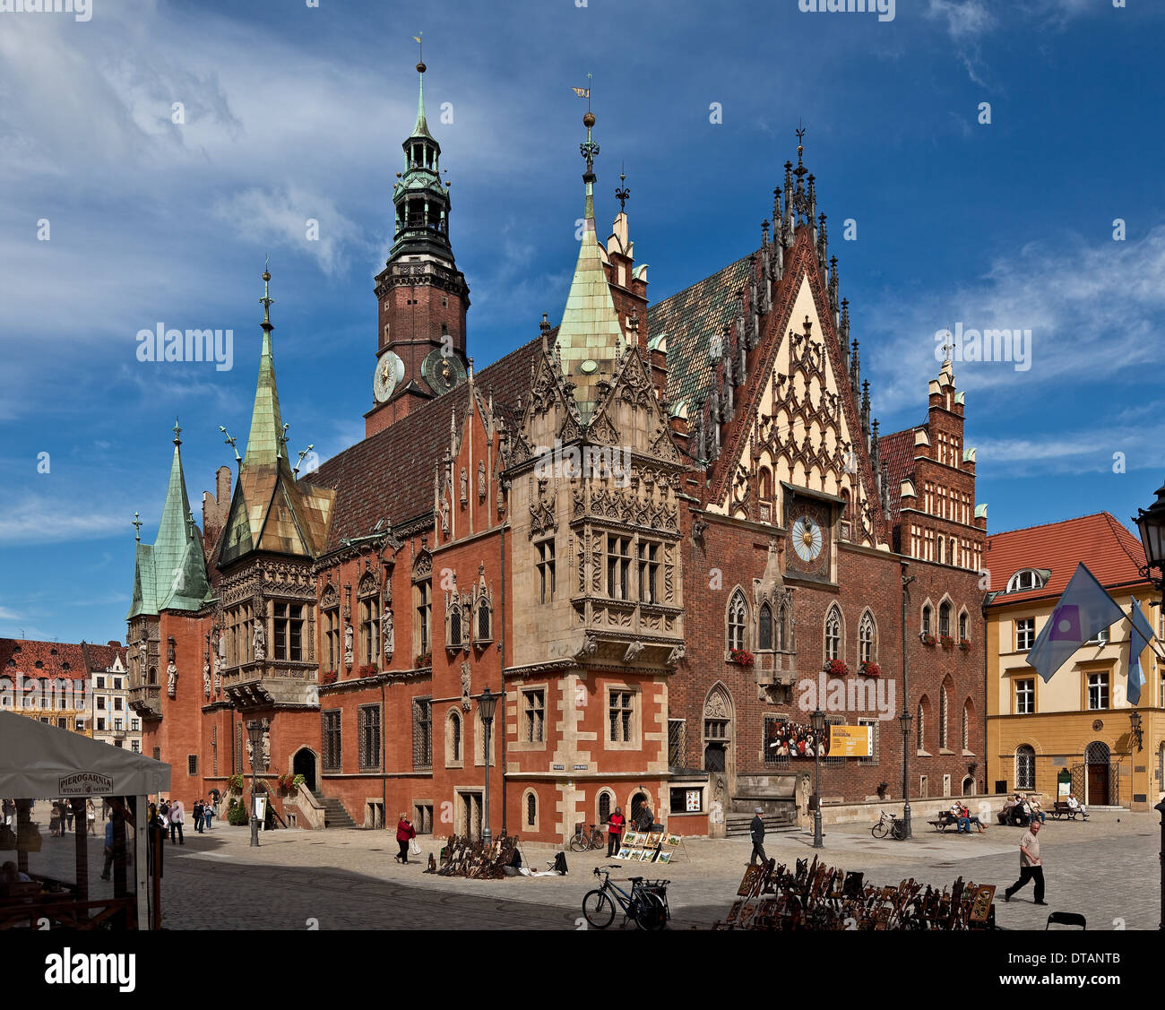 Wroclaw Breslau, Rathaus Stockfoto