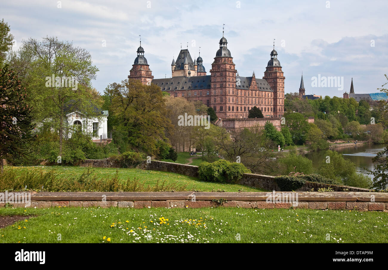 Aschaffenburg, Schloß Johannisburg, Erbaut 1605-14 von Georg Riedinger Stockfoto