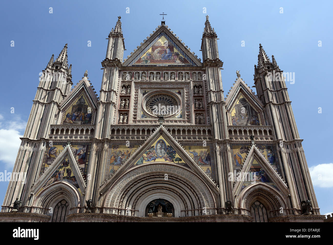 Orvieto, Italien, Orvieto Kathedrale Stockfoto