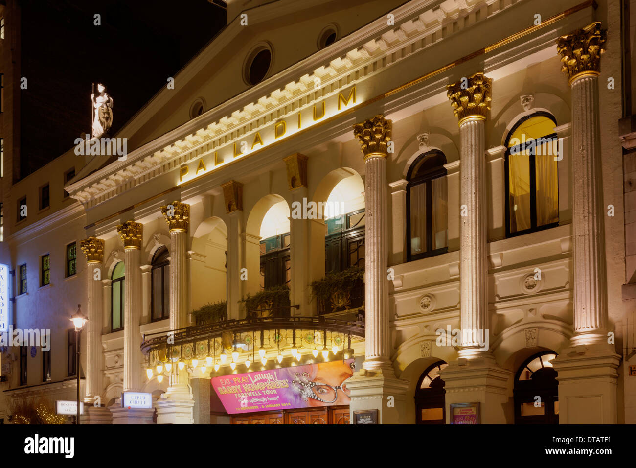 Das London Palladium Theatre, London, England Stockfoto