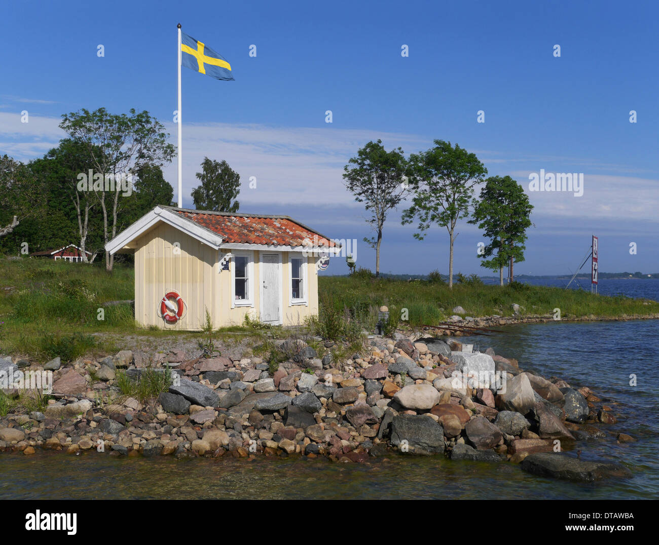 Insel, Stockholmer Schären Stockholms Län, Schweden Stockfoto