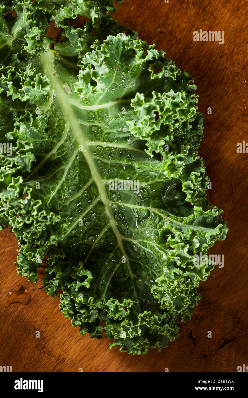Reihe Von Gesunden Rohen Grunen Kale Blattgemuse Stockfotografie Alamy