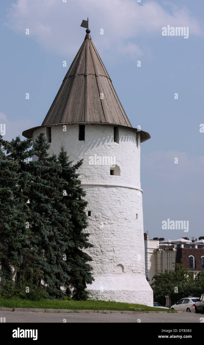 Kasaner Kreml Turm Stockfoto