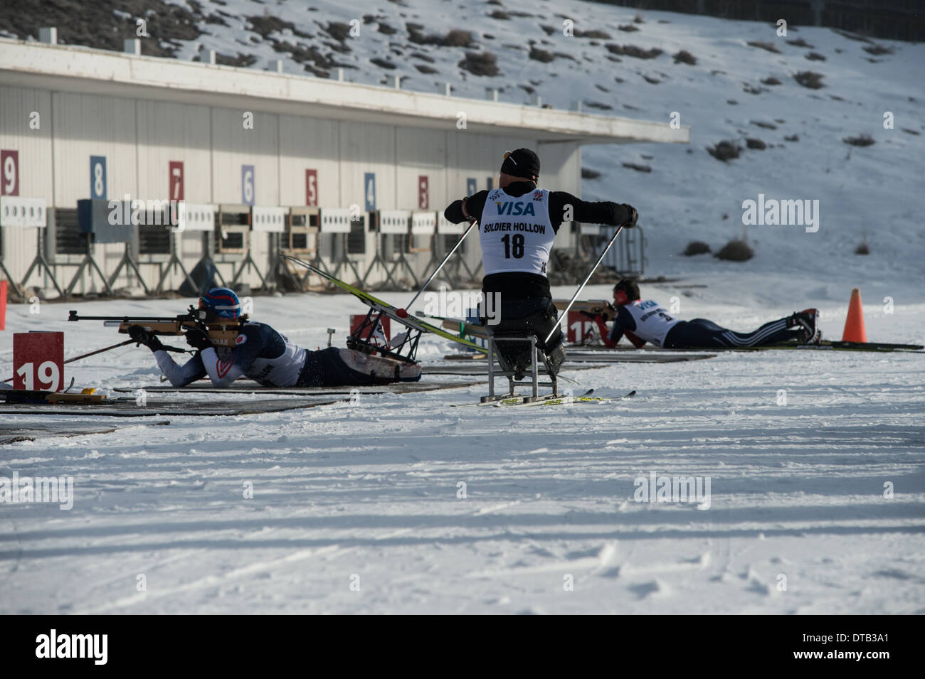 2014 US Paralympics Nordic Ski Nationals Stockfoto
