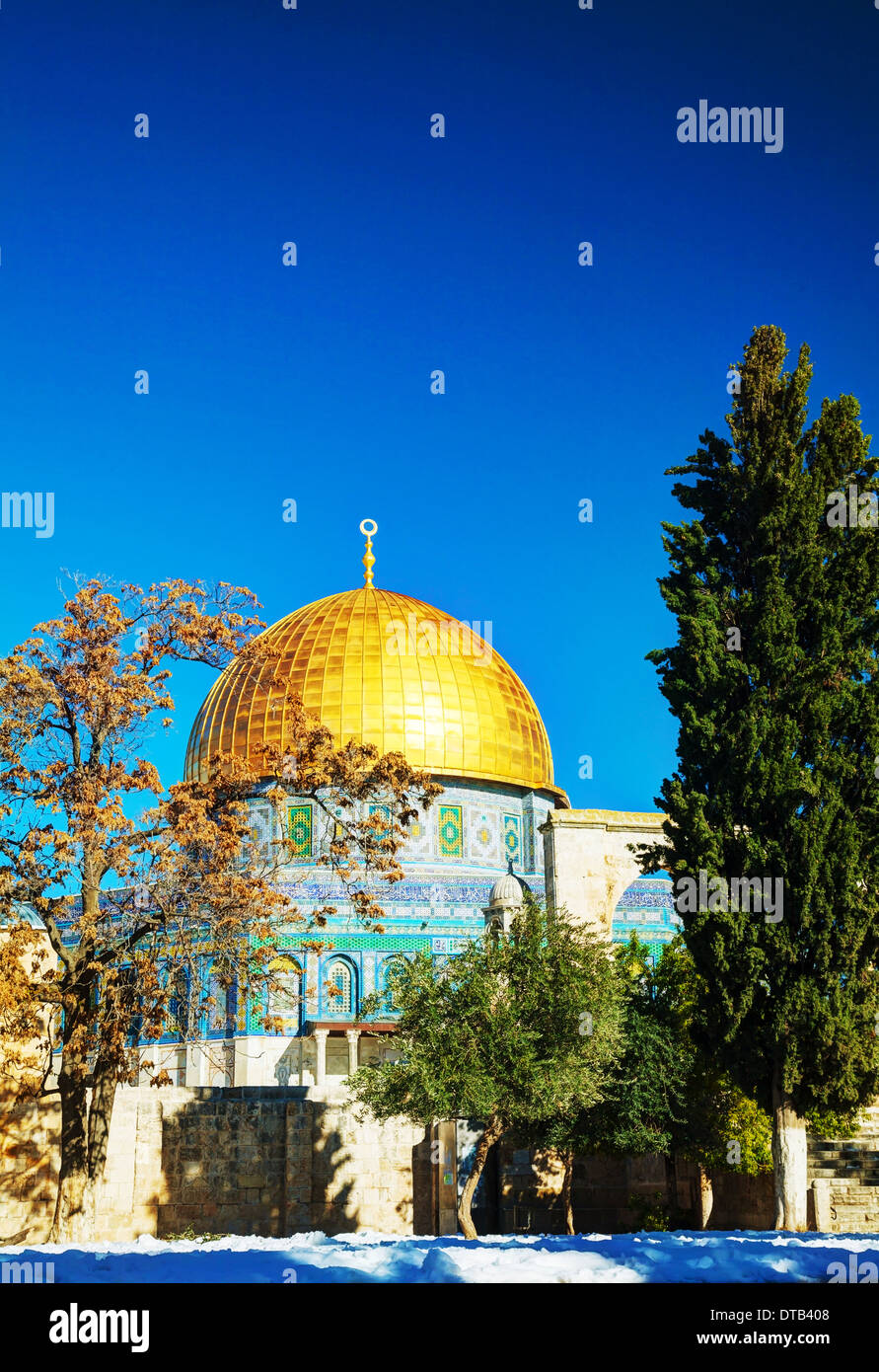 Haube des Felsens in Jerusalem, Israel Stockfoto