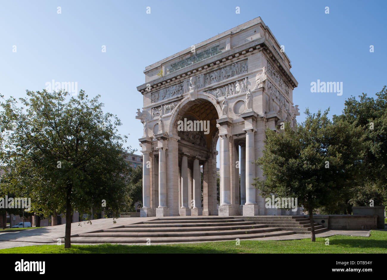 Architektur arco della vittoria Fotos und Bildmaterial in hoher