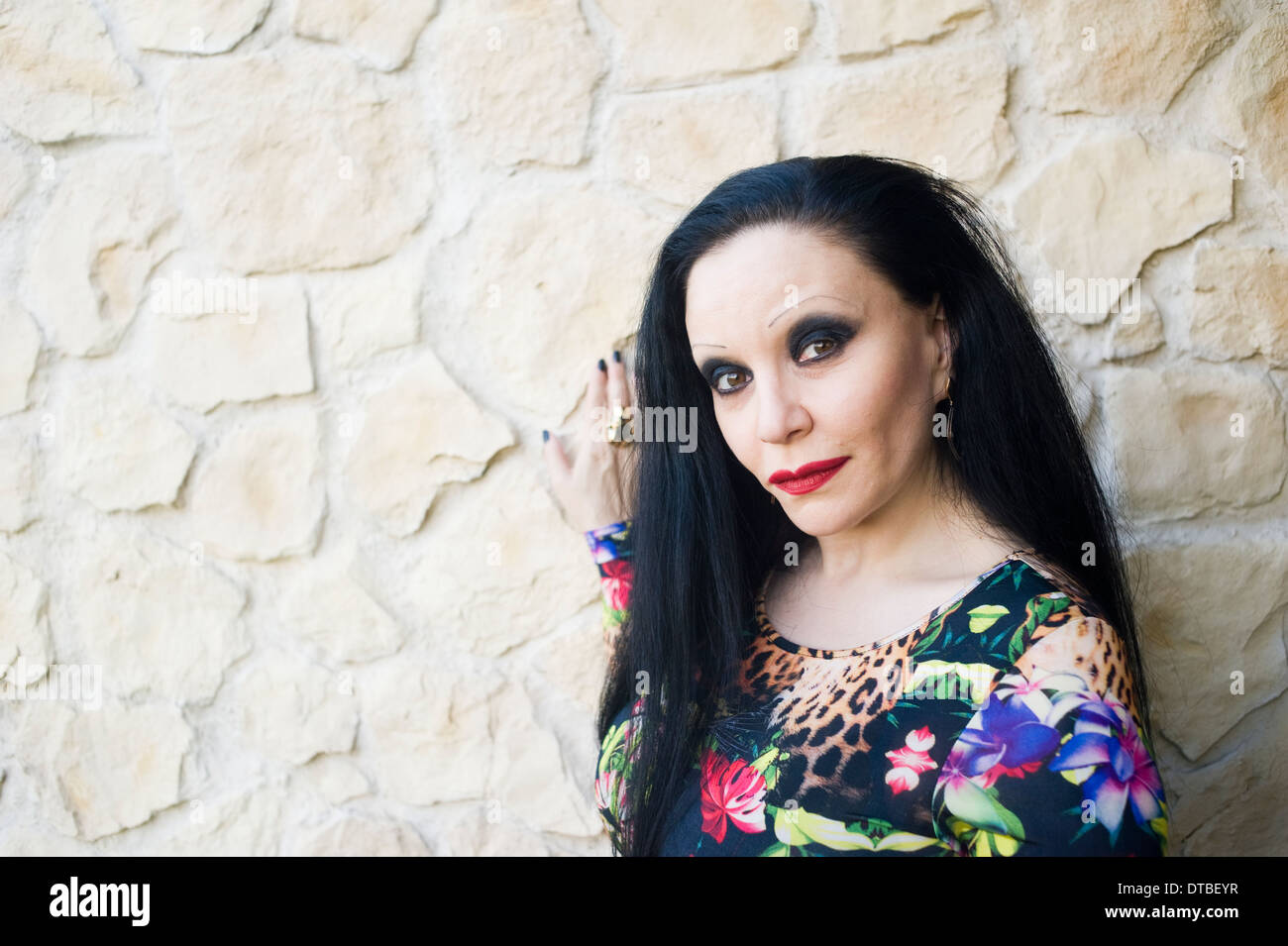 Alaska, spanische Sängerin. Olvido Gara jova-Musik Spanien Cantante musica Stockfoto