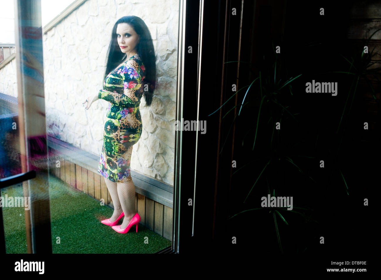 Alaska, spanische Sängerin. Olvido Gara jova-Musik Spanien Cantante musica Stockfoto