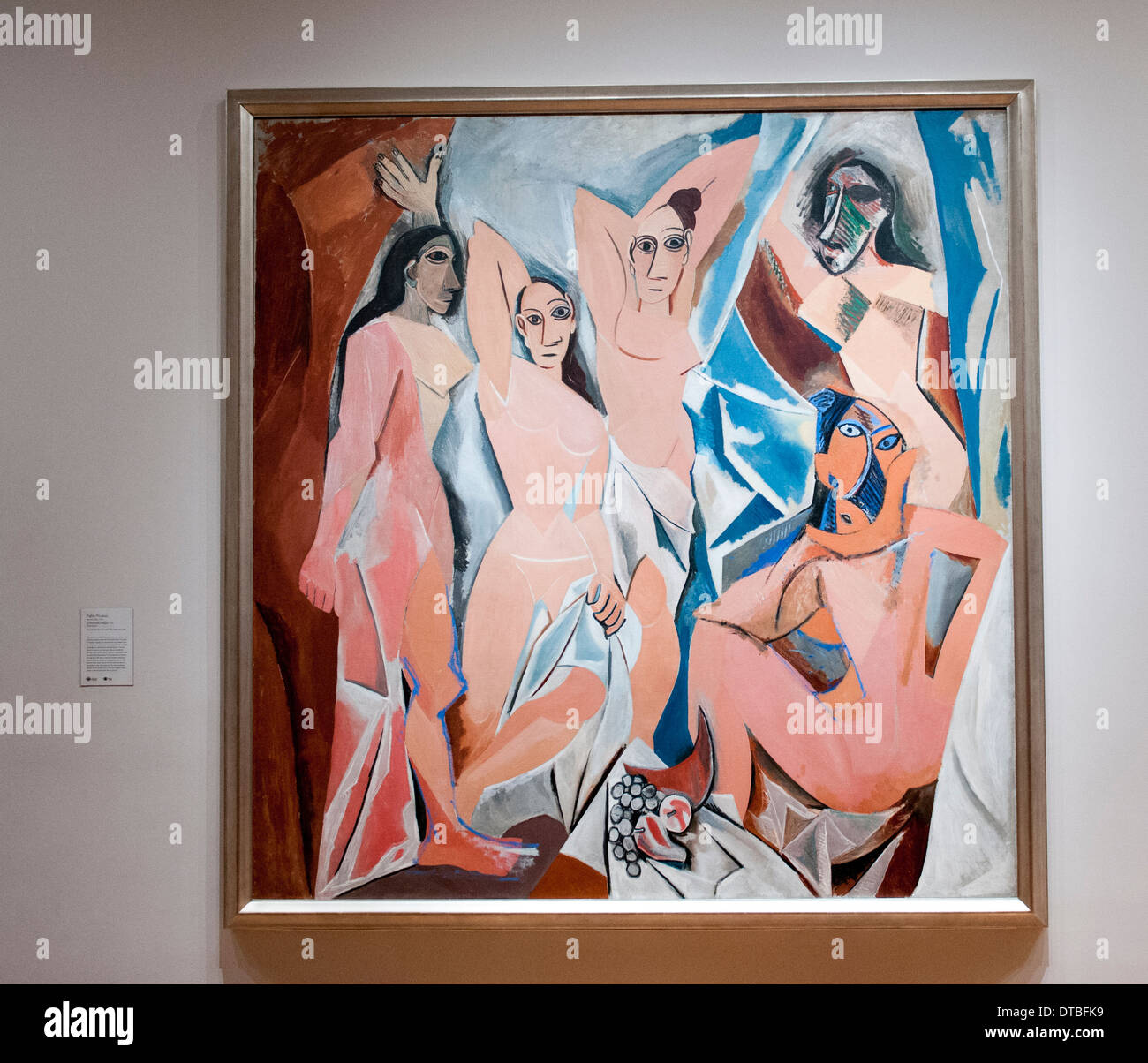 Les Demoiselles d ' Avignon von Pablo Picasso im Museum of Modern Art, New York City USA Stockfoto