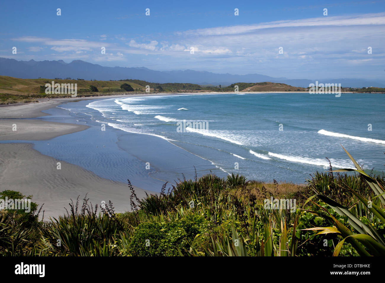 Tauranga Bay, Cape Foulwind, in der Nähe von Westport, West Coast, Südinsel, Neuseeland Stockfoto