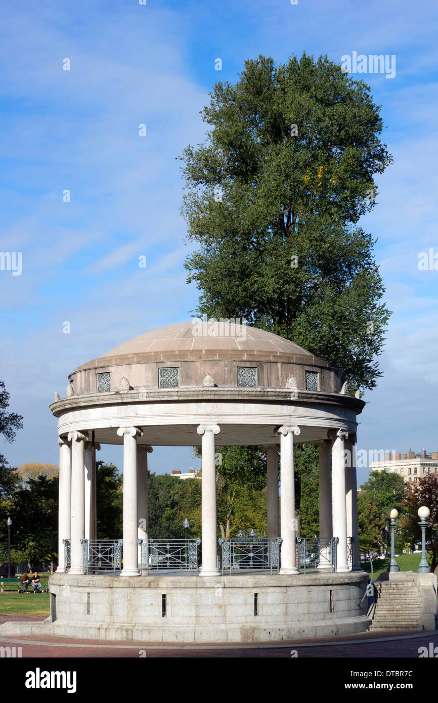 Der Parkman Musikpavillon im Boston Common, Boston, USA Stockfoto