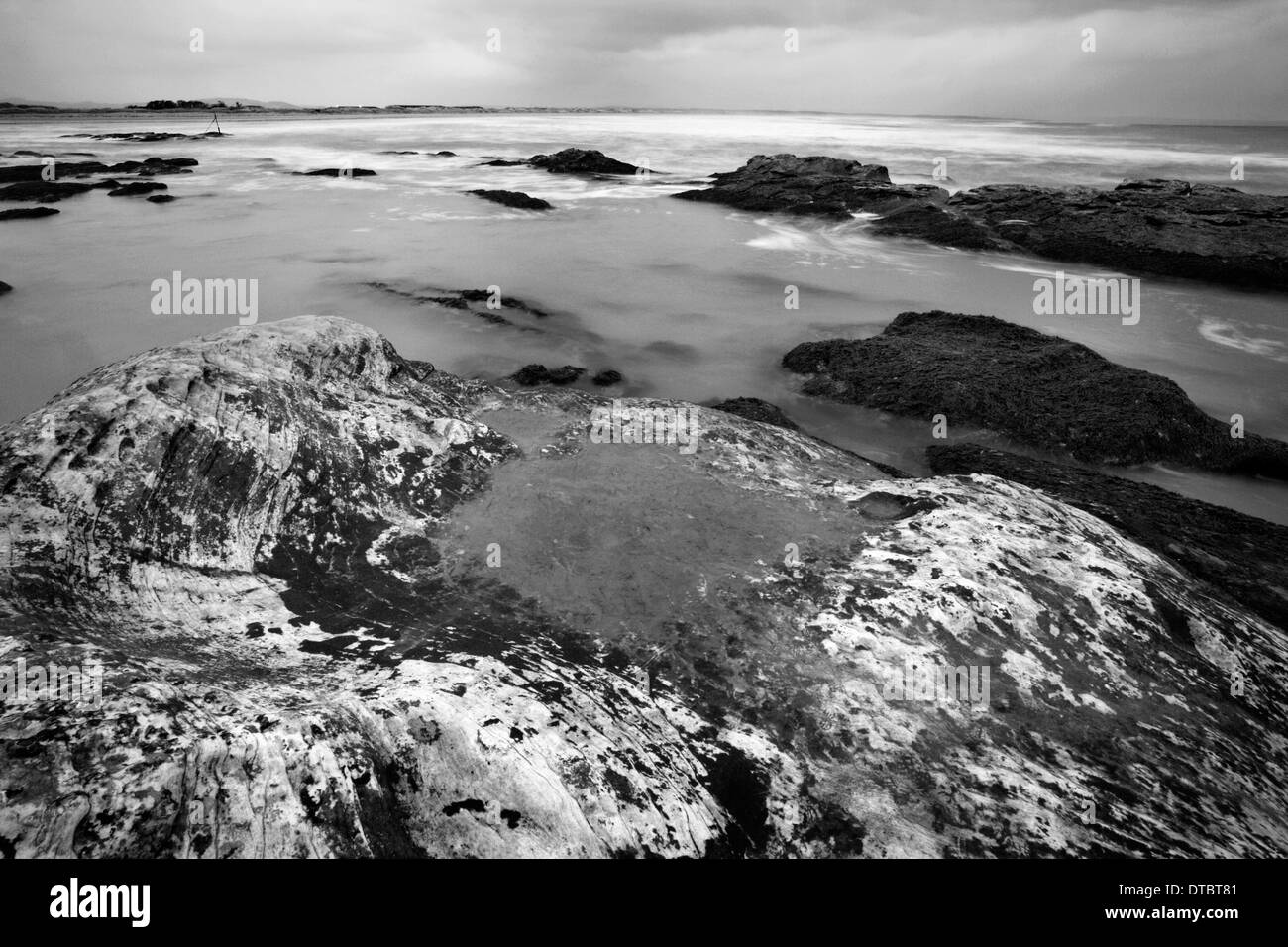 Winter Seascape St Andrews Fife Schottland Stockfoto