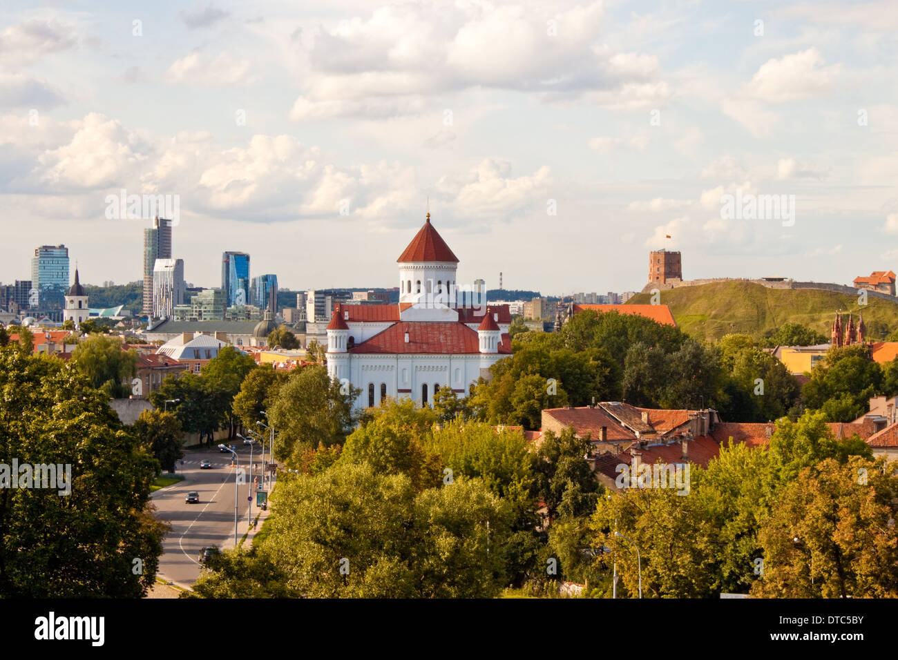 Ansicht von Vilnius, Litauen Stockfoto