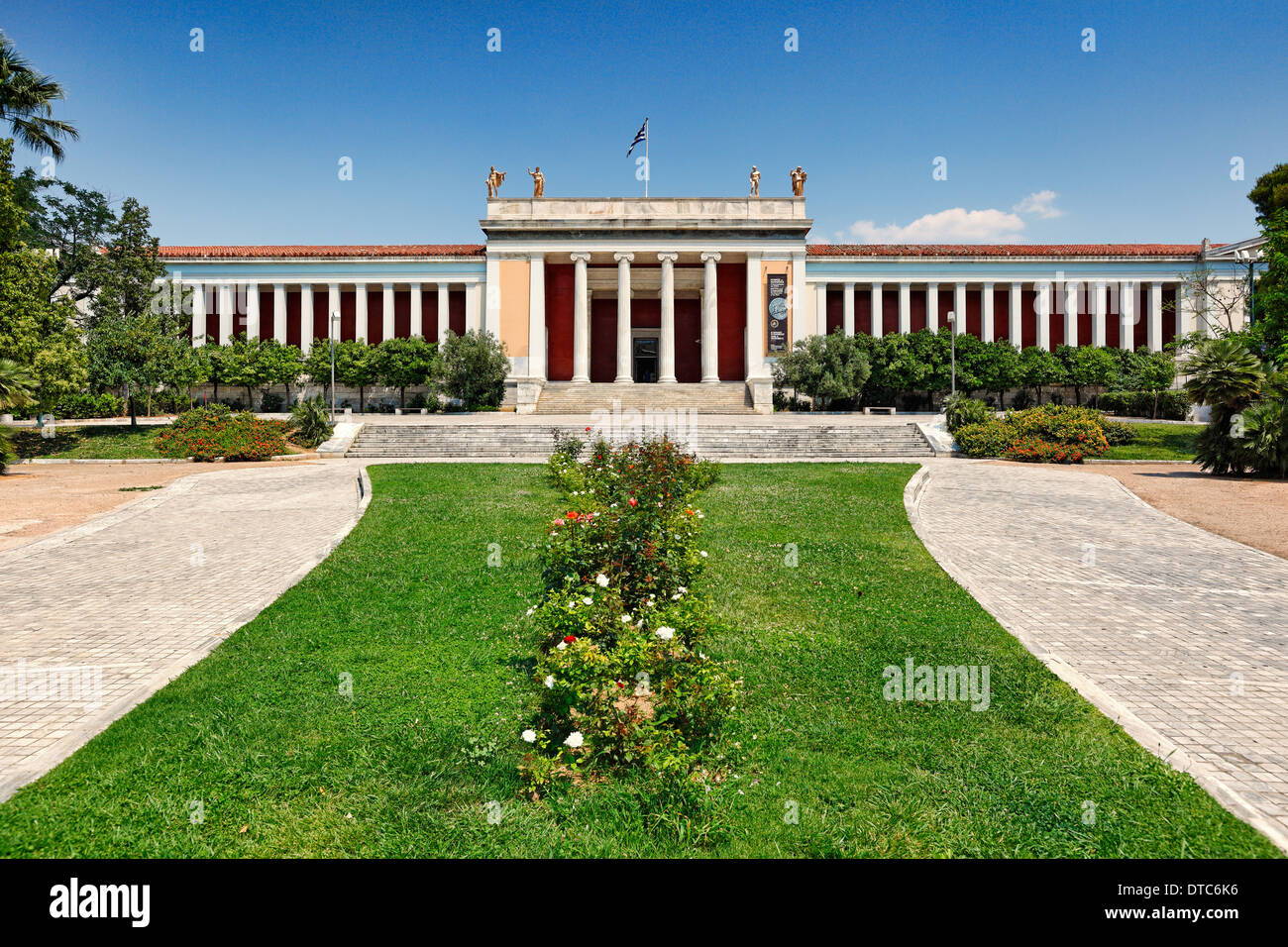 Das Nationale Archäologische Museum von Athen, Griechenland Stockfoto