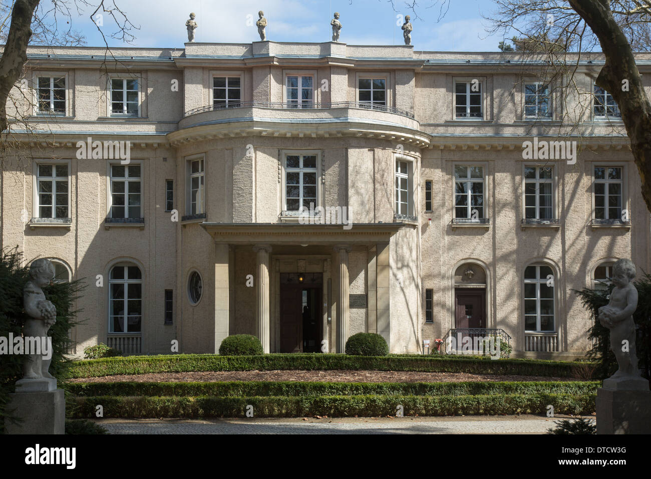 Berlin, Deutschland, gedenken und Bildungsstaette House der Wannsee-Konferenz Stockfoto