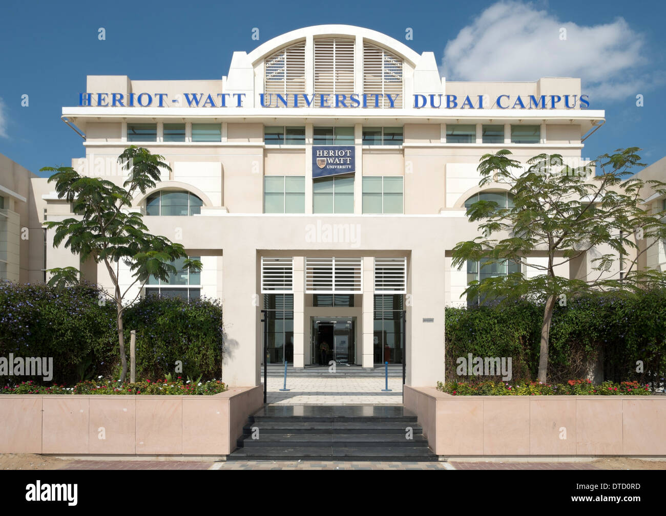 Heriot-Watt University Dubai Campus in Academic City Vereinigte Arabische Emirate Stockfoto