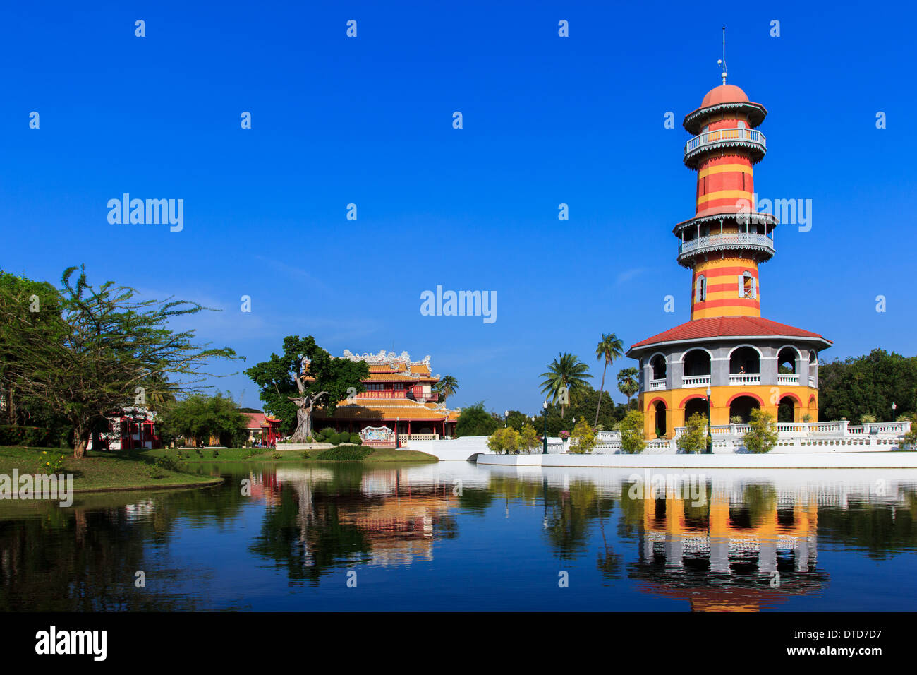 Bang Pa-in Palast Phra Nakhon Si Ayutthaya, Thailand Stockfoto