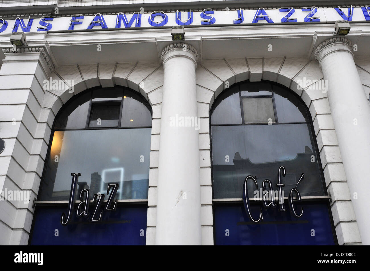 Eine Nahaufnahme des Jazz Café, Camden Town, London Stockfoto