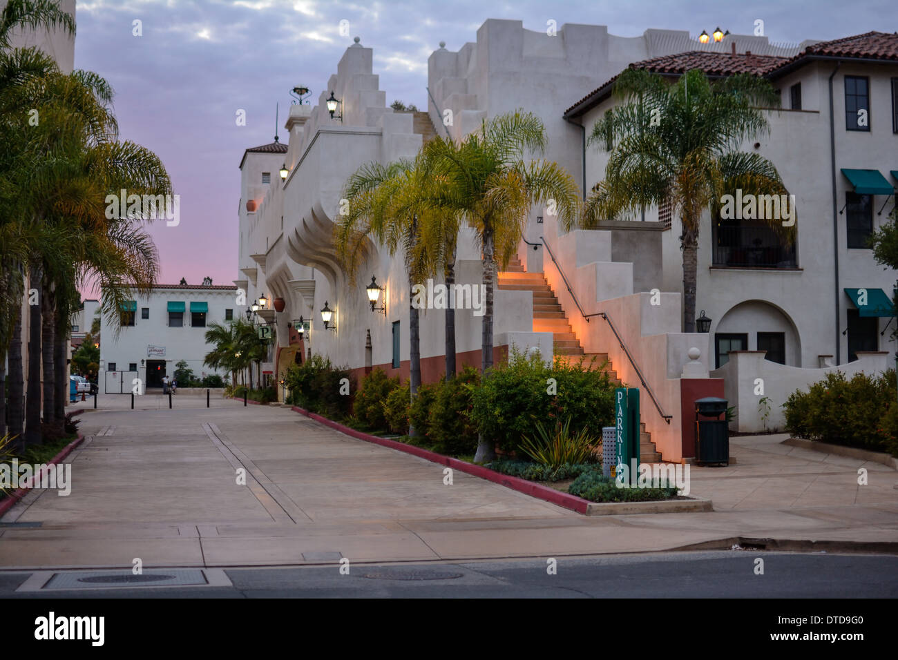 Santa Barbara Downtown Stockfoto