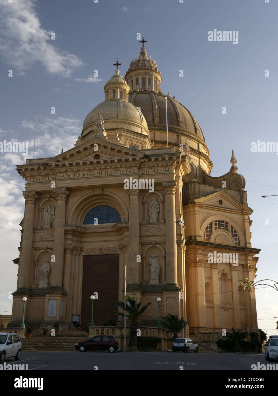 Xewkija Pfarrkirche Rotunde St. Johannes den Täufer Stockfoto