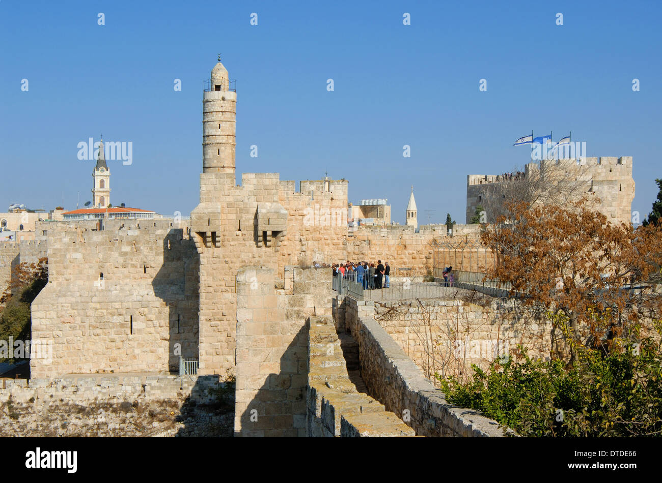 Tower Of David, Jerusalem, Israel Stockfoto