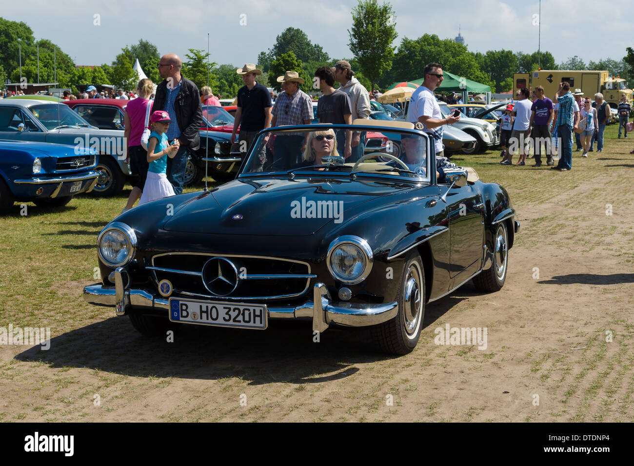 2-türigen grand Touring Roadster Mercedes-Benz 190SL Stockfoto