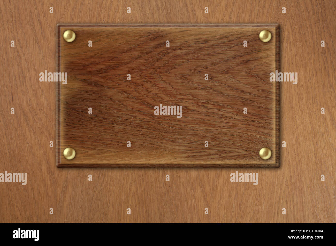 alte Holz Platte über Holz Textur Hintergrund Stockfoto