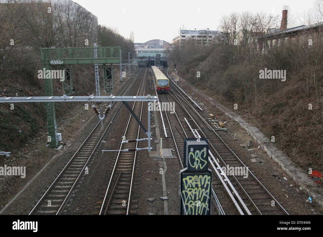 S-Bahn Berlin. Stockfoto