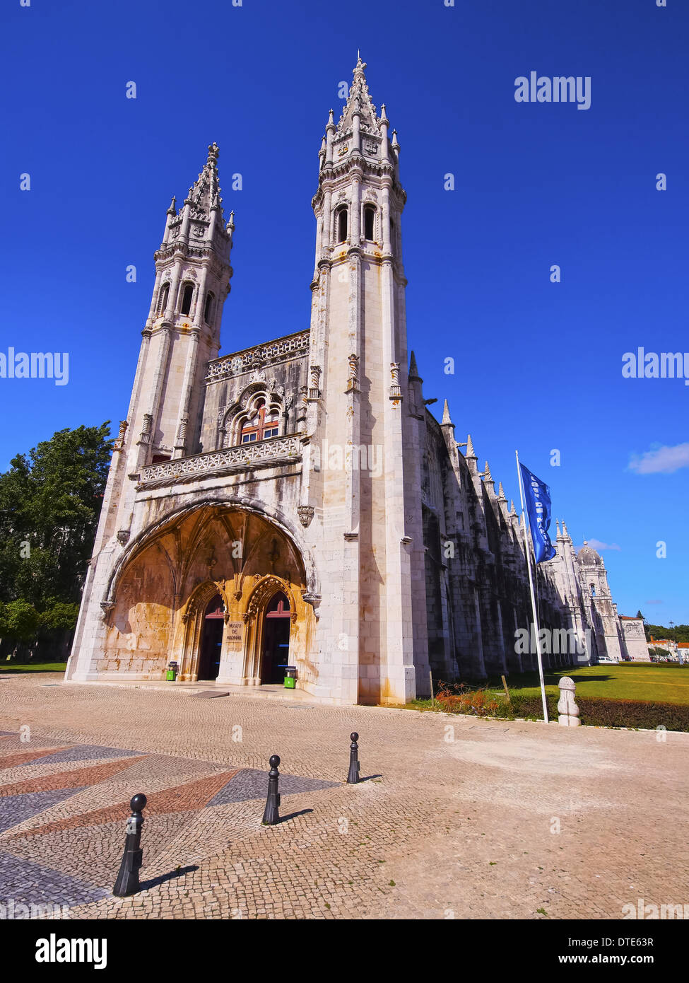 Das Hieronymus-Kloster in Belem, Lissabon, Portugal Stockfoto