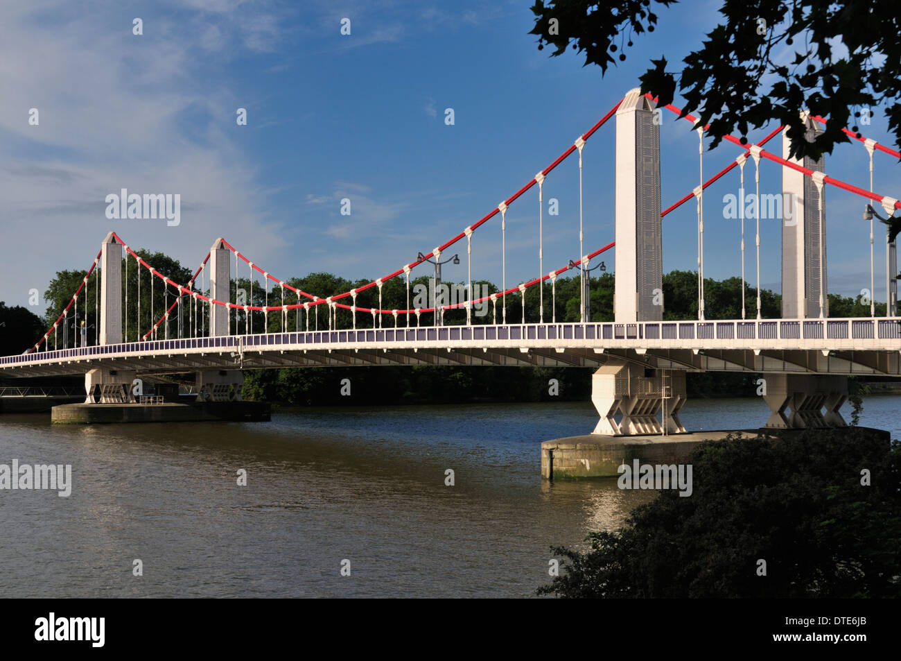 Chelsea Bridge, Battersea, London, Vereinigtes Königreich Stockfoto