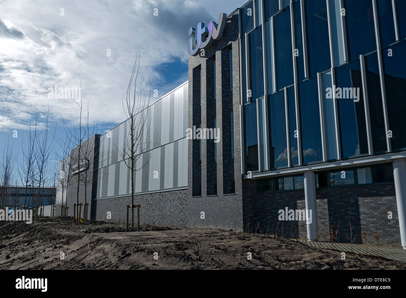 Das neue ITV Atelierhaus für die Krönung-Straße gesetzt, Salford Quays, Manchester, UK. Stockfoto