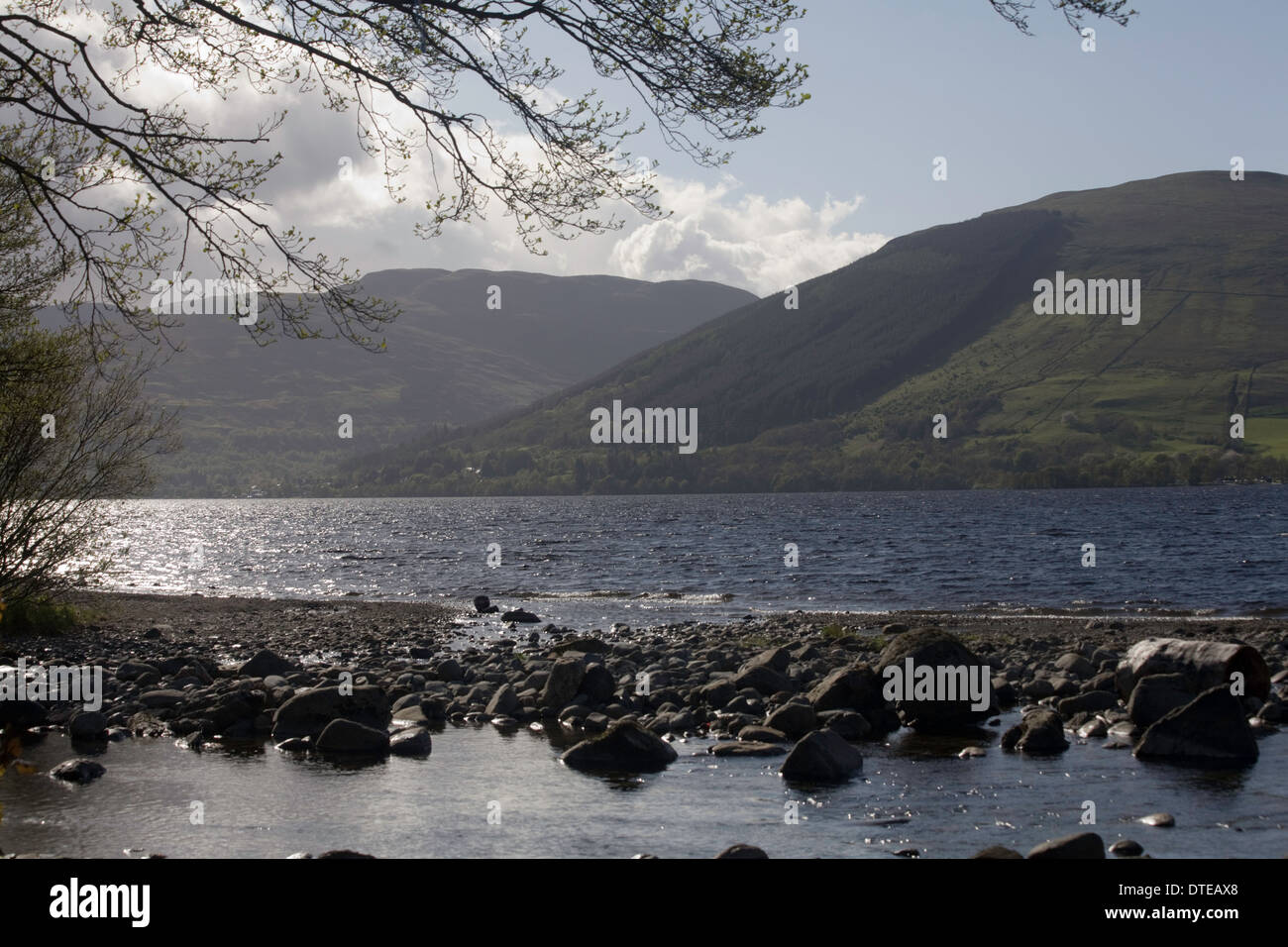 Loch Earn einen Blick vom Ardvorlich Perthshire schottischen Highlands Schottland Stockfoto