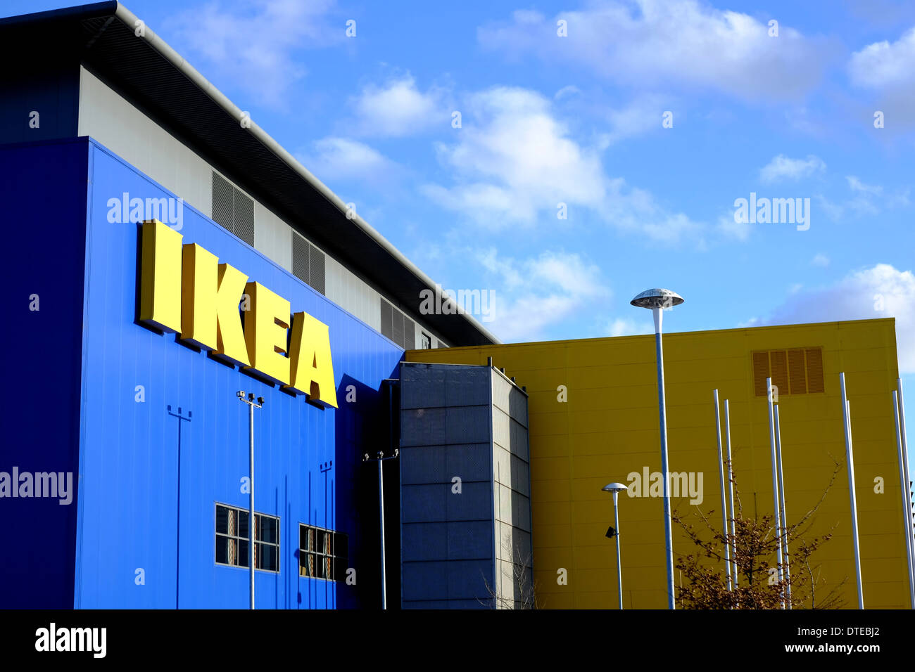 Außenseite des Ikea Einrichtungshaus in Milton Keynes Stockfoto