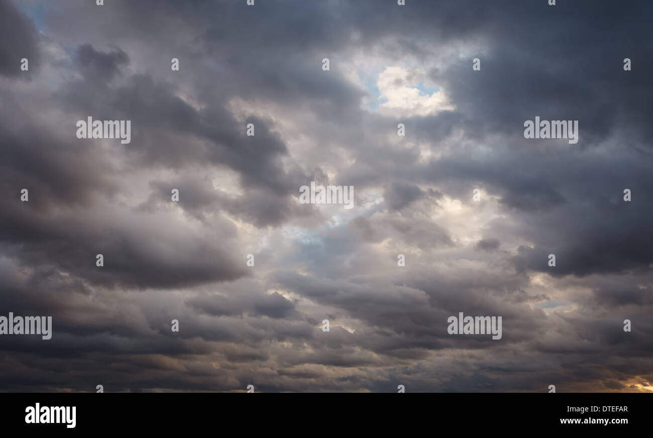 Natürlichen Hintergrund: Gewitterhimmel Stockfoto