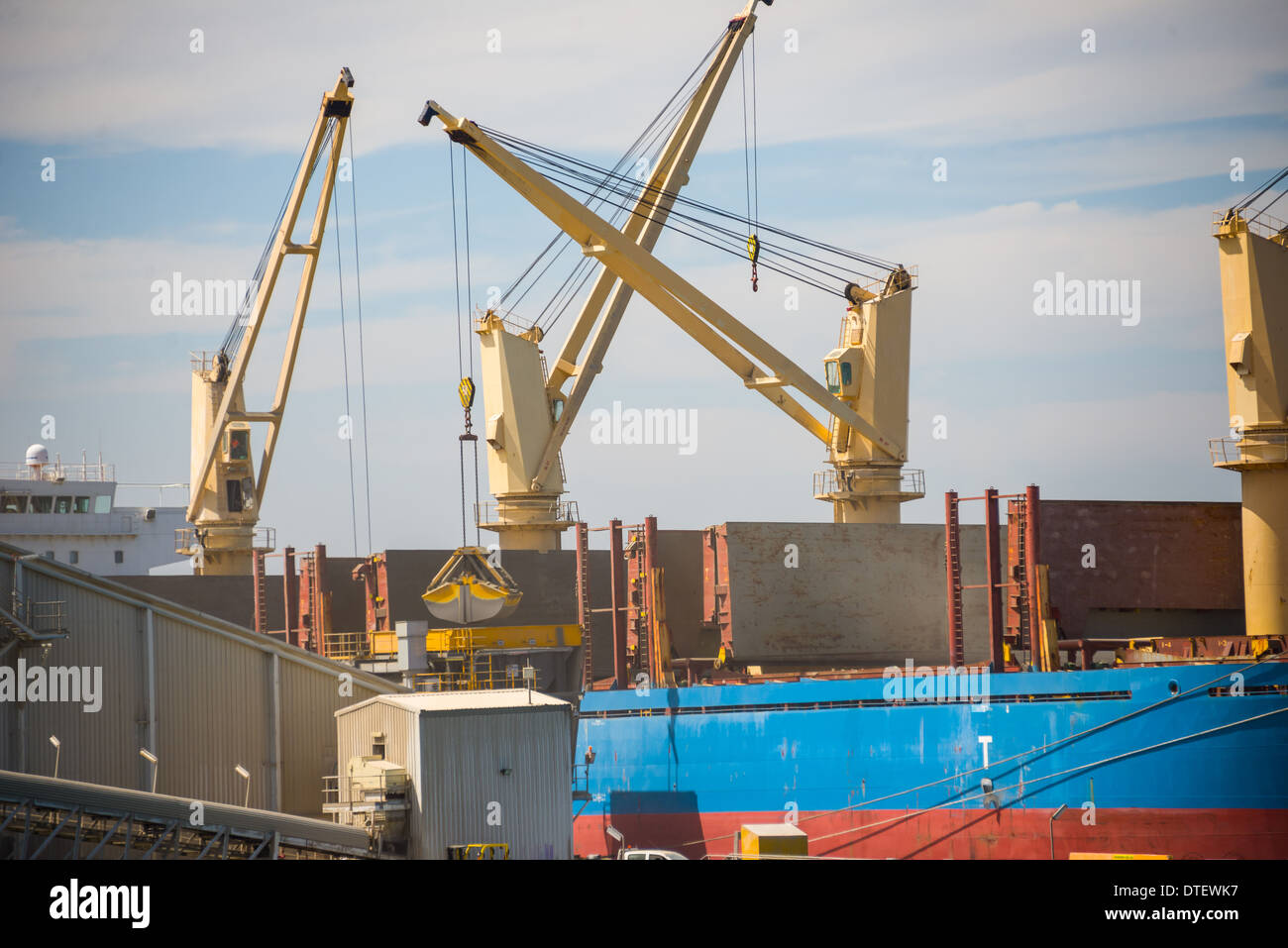 Öl-Raffinerie Shell North Shore Geelong Victoria Australien petrochemische Industrie. Stockfoto