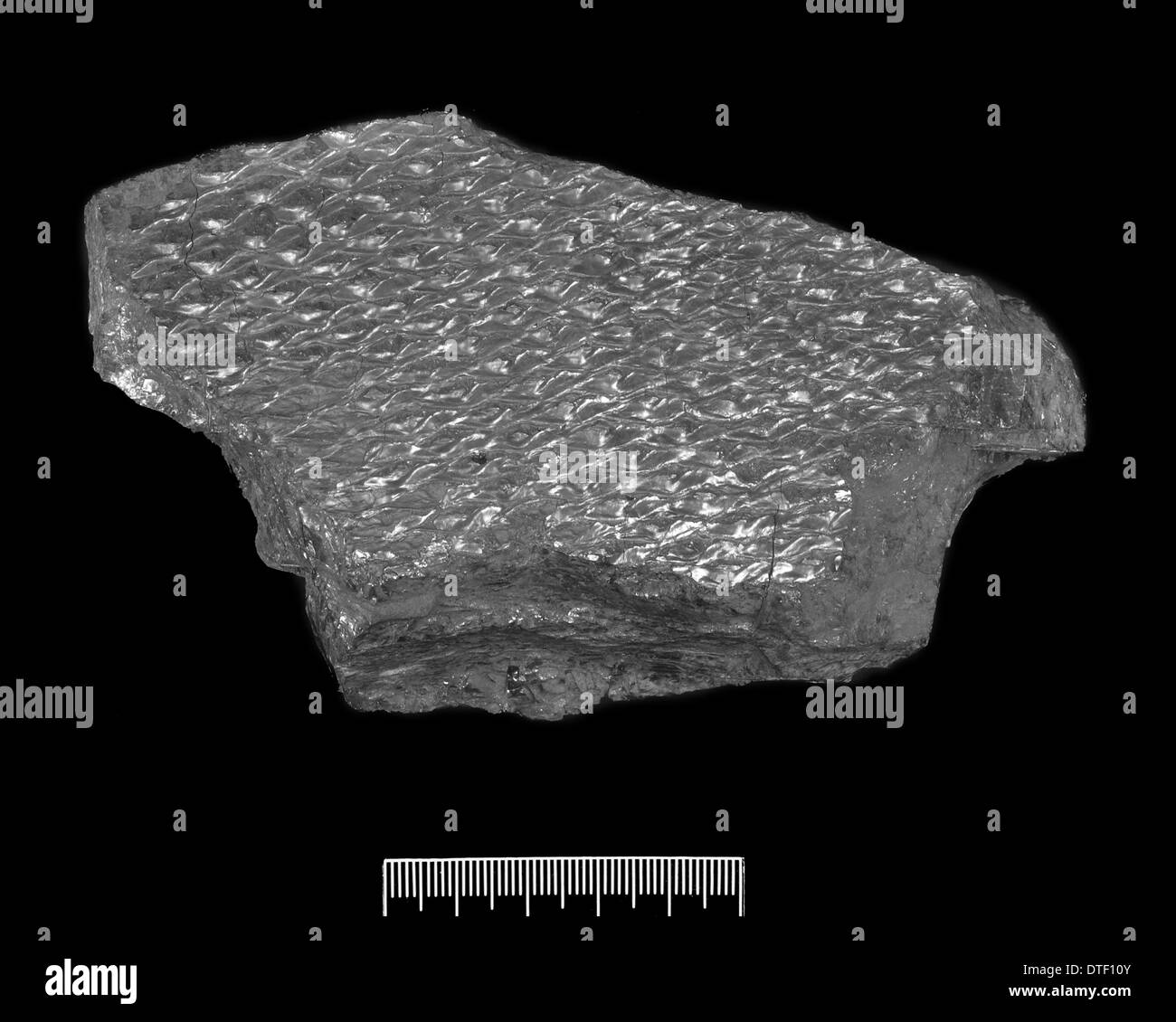 Kohle aus dem späten Karbon Stockfoto