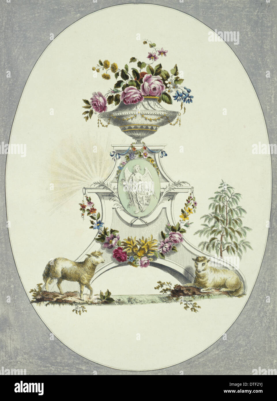 Folio 16 aus einer Sammlung von Blumen von John Edwards Stockfoto