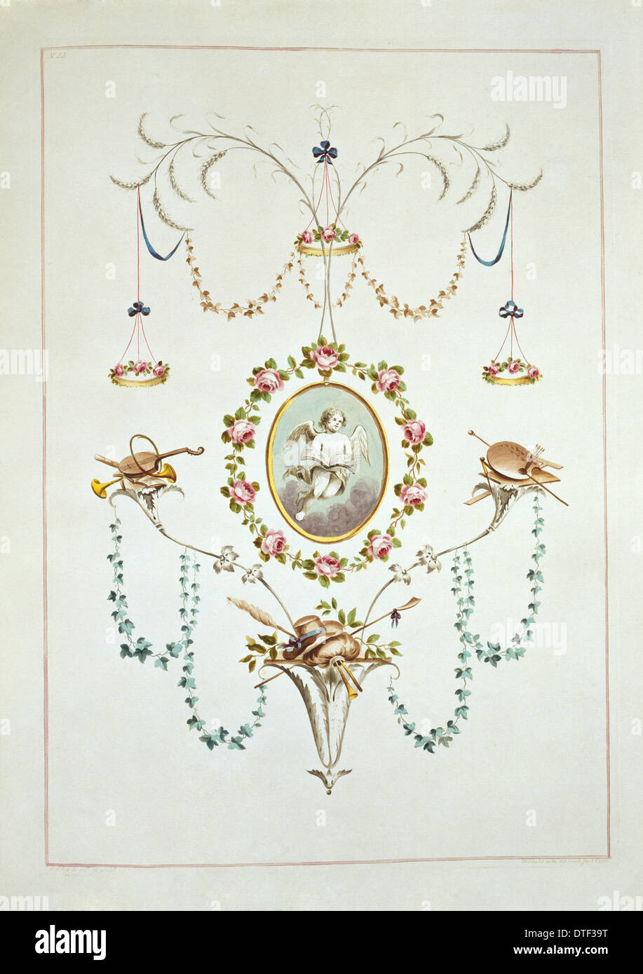 Folio 54 aus einer Sammlung von Blumen von John Edwards Stockfoto
