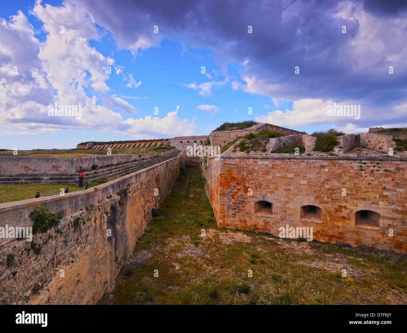 Fortaleza De La Mola in Mao auf Menorca, Balearen, Spanien Stockfoto