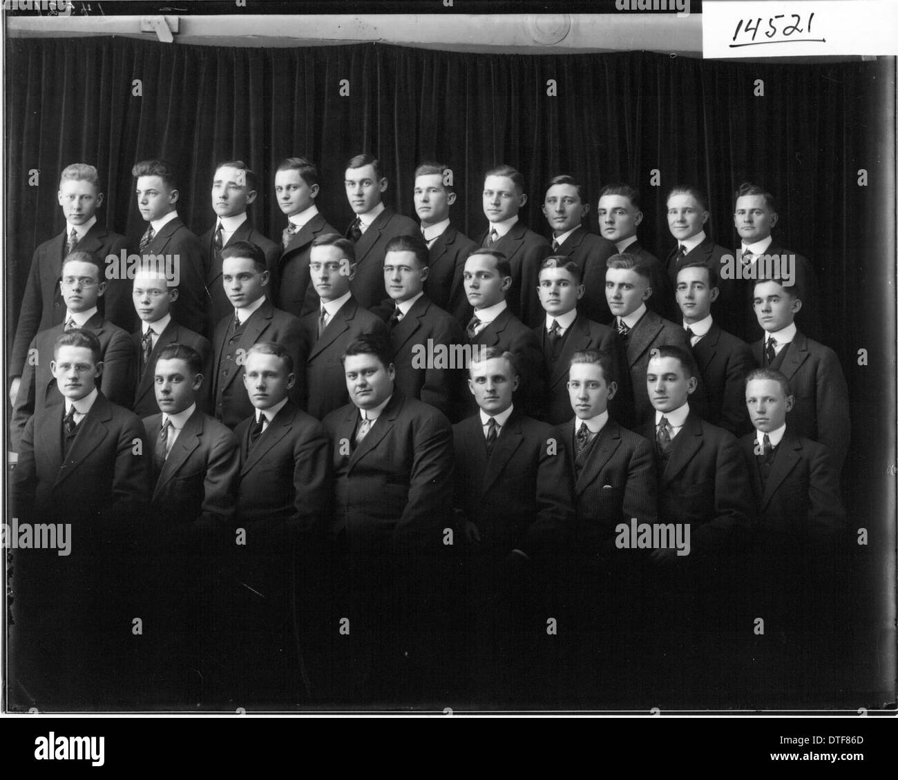 Phrenecon Gesellschaft Gruppenbild 1915 Stockfoto