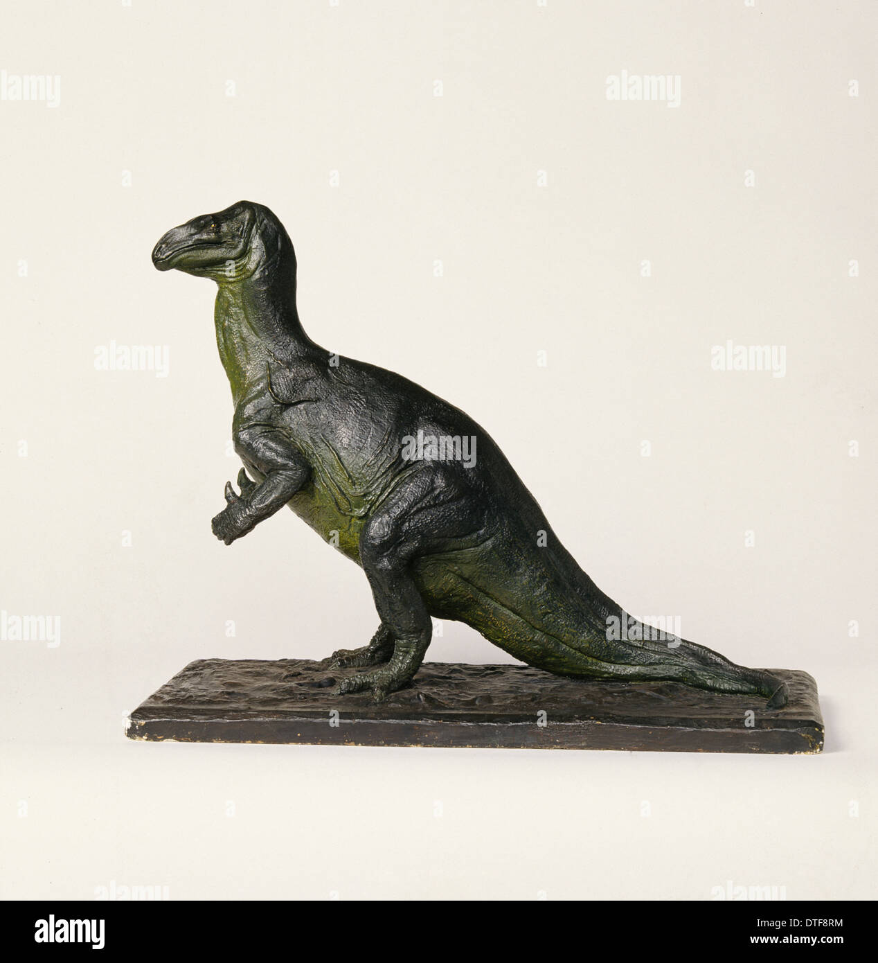 Iguanodon-Modell Stockfoto