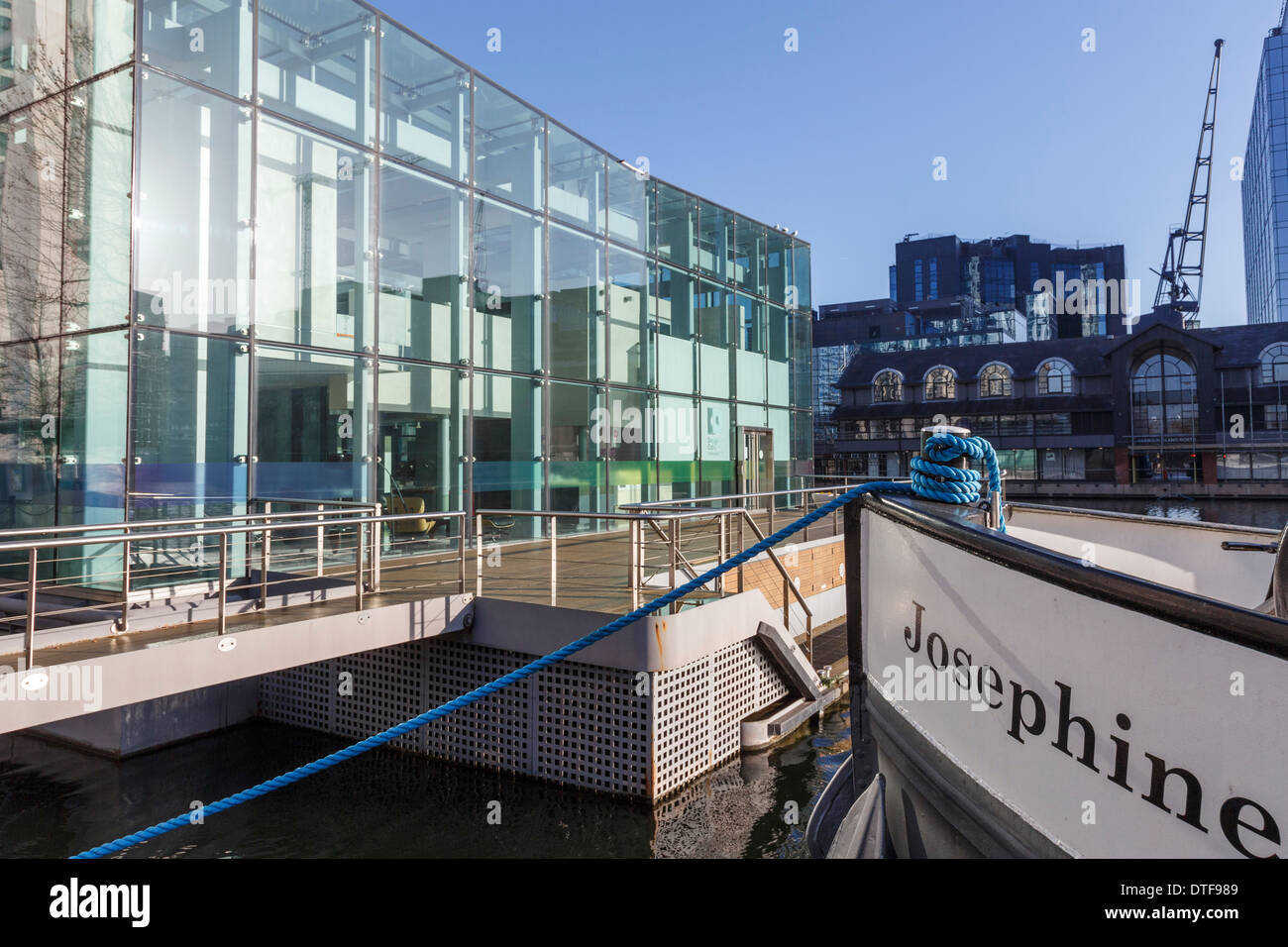 London Docklands Canary wharf England uk Stockfoto