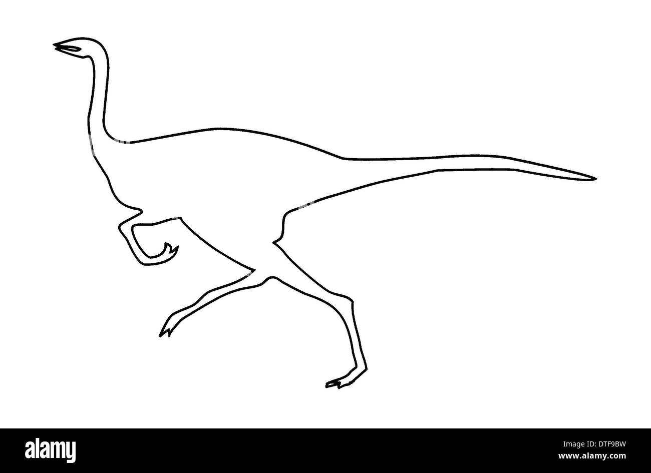 Gallimimus Stockfoto