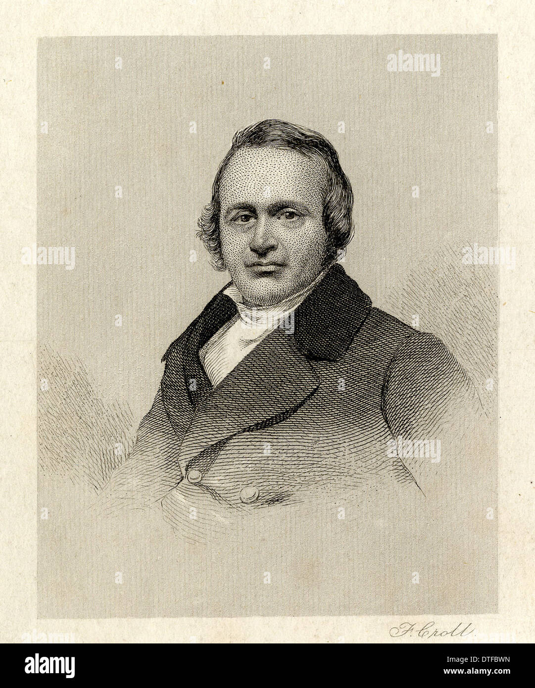 Jean Louis Rodolphe Agassiz (1807-1872) Stockfoto