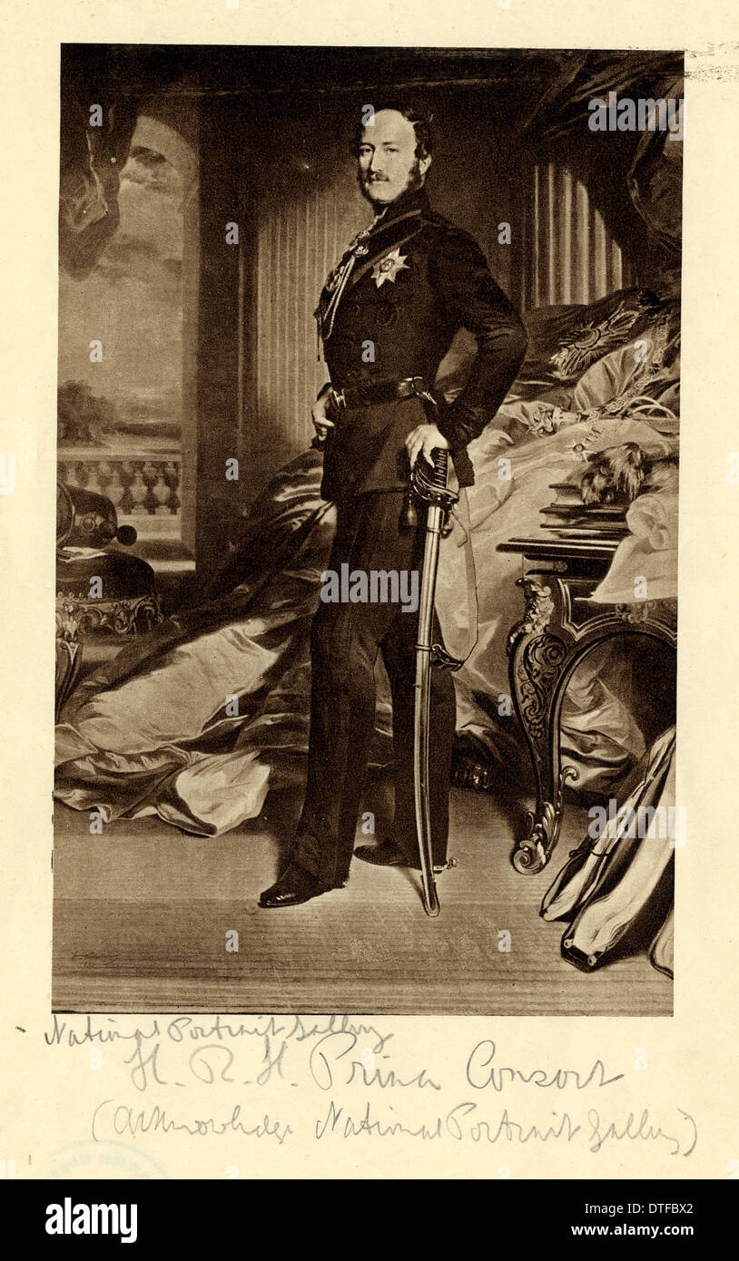 Prinz Albert, Gemahlin, Königin Victoria (1819 – 1861) Stockfoto