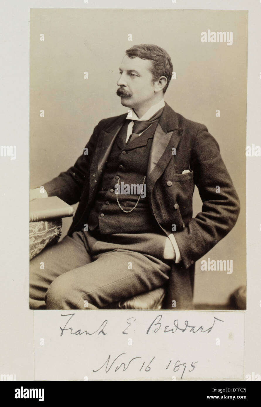 Frank Evers Beddard (1858-1925) Stockfoto